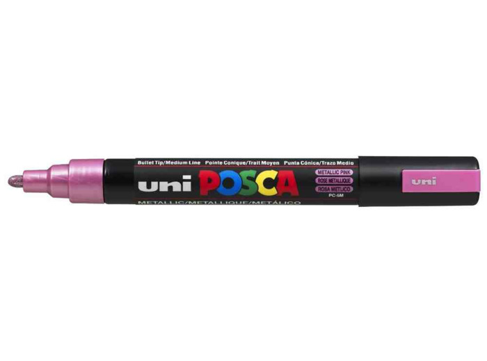 Marqueur peinture "POSCA" - PC-5M - Rose métallique
