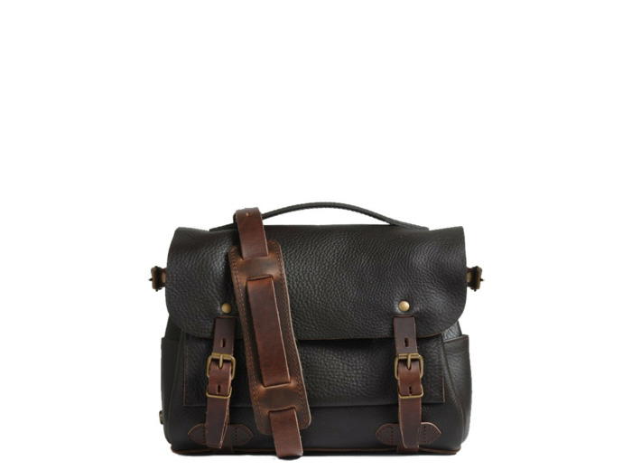 Bleu de Chauffe Eclair S Sac Postier Marron Brun