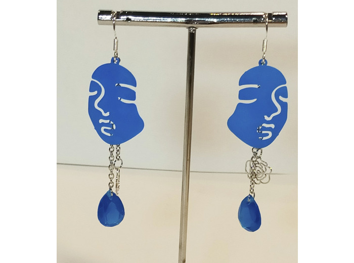 B.O. visage bleu