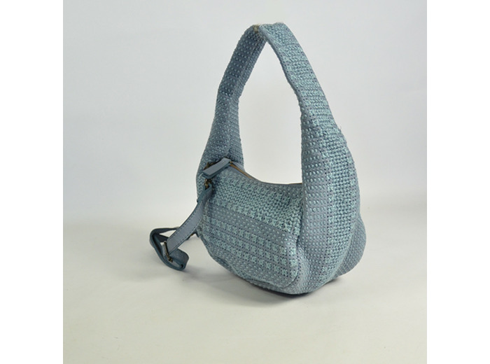 Biba Scranton Sac D'Epaule En toile et Cuir SCA1L Azul Jeans