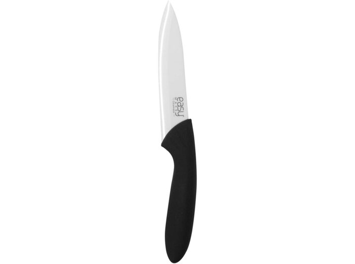 Easy Make KD3125 Couteau avec Manche Soft/Etui Céramique 23,1 x 3 x 3,5 cm Longeur Lame : 12,5 cm