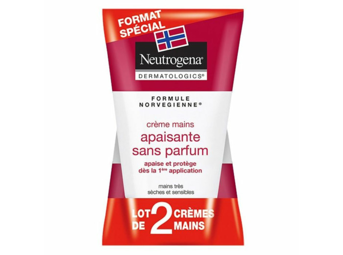Duo Creme Mains Concentree Sans Parfum 2x50ml Neutrogena