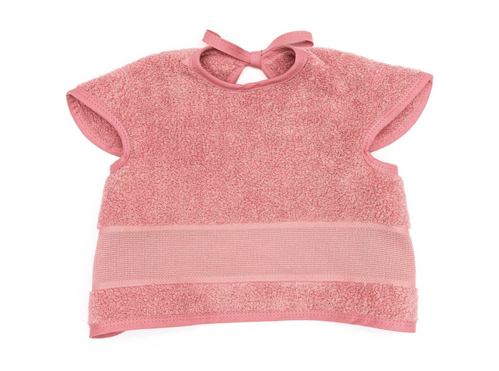 Bavoir couvrant - Rose Fuchsia