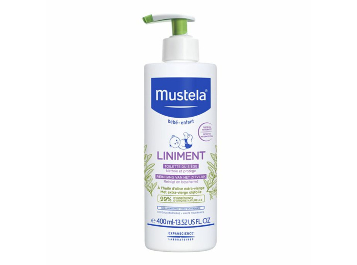 Liniment A L'huile D'olive Extra Vierge Des La Naissance 400ml Mustela