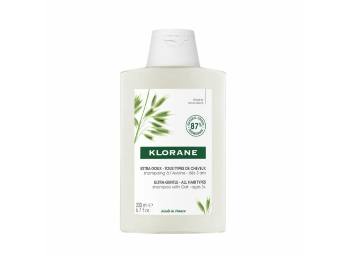 Shampoing Extra-doux 200ml Avoine Tous types de cheveux Klorane