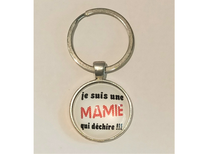 Porte-clés Je suis une mamie qui déchire