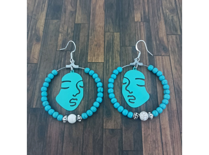 B.O. visage turquoise