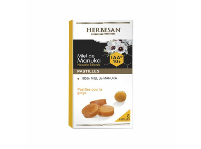 Pastilles Miel De Manuka 10+ 8 Pastilles Herbasen Herbesan