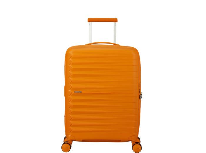 American Tourister Fastforward Valise Cabine Trolley 4 Roues Orange