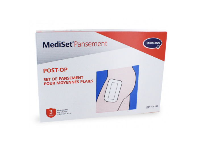 MEDISET PANS POST-OP MOYENNES PLAIES 1