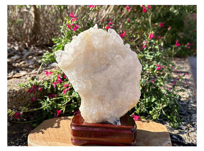 CRISTAL DE ROCHE BRUTS SUR SOCLE