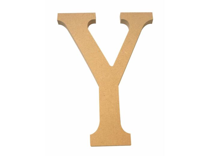 Lettre "Y" Mdf - Hauteur : 220 mm