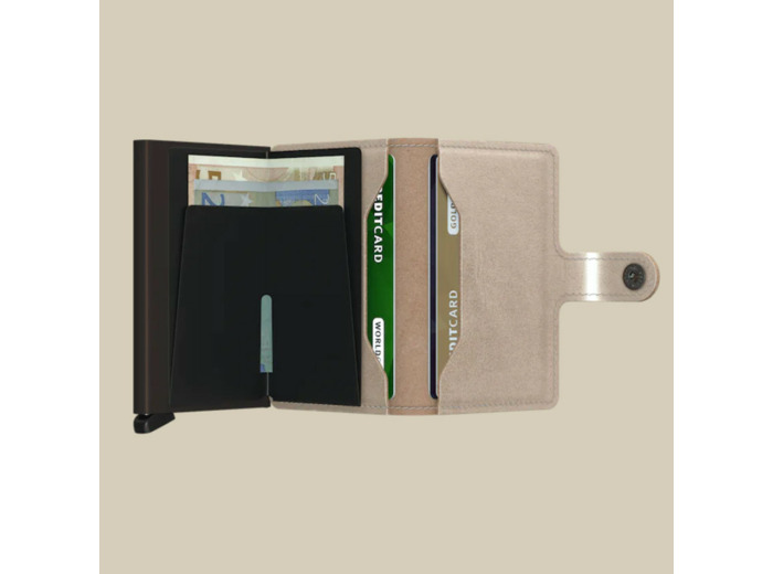 Secrid Porte-Carte Miniwallet Metallic Bronze