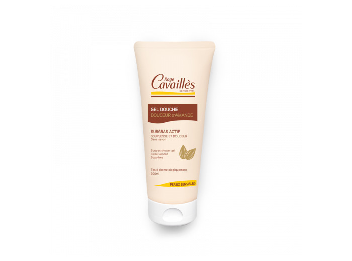 Gel Douche douceur d'amande 200ml Surgras Actif Rogé Cavaillès