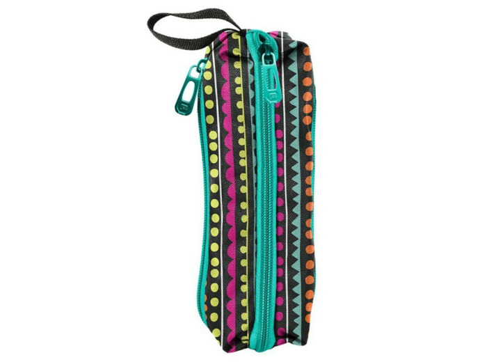 Fourre-tout rond - 3 compartiments - Fluo