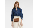 Longchamp Le Foulonné Portefeuille Bandoulière Caramel