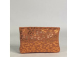 Farfouillette Porte-Monnaie Léopard Brillant Orange