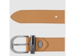 Longchamp Le Roseau Ceinture Ajustable En Cuir Noix