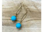 Boucles Irina amazonite