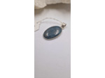 Pendentif argent 925 apatite bleue olpa621