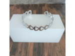 Bracelet cœurs en acier inoxydable