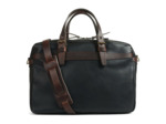 Bleu de Chauffe Sac Business Ledger Liscio Noir