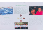 Bracelet Kim pourpre en ivoire végétal