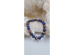 Bracelet rhodonite et dumortierite OLPA1941