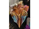 broche barrette en plumes