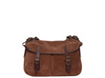 Bleu de Chauffe Sac Musette S Cuir Velours Marron Rubis