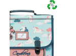 Caméléon Rétro Cartable 38cm Turquoise Unicorn