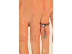 Bague en argent étoile