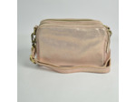 Mila Louise Mama W Sac Trotteur Cuir Tressé Pailleté Rosée