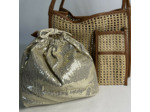 Farfouillette Sac Porté Main Camel