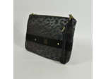 Mila Louise Nina SL2 Effet Panthère Sac et Pochette Noir