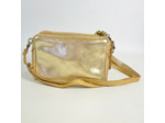 Mila Louise Mama X Sac Trotteur Cuir Pailleté Ambre