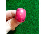 Bague fuchsia en ivoire végétal