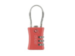 Jump Cadenas TSA à Câble à 3 Chiffres Rouge