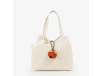 Valentino Courmayeur Sac Shopping Tissé Ecru