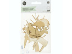 Décoration bois animaux forestier