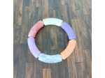 Bracelet tube tons violet/rose/blanc/doré 36mm
