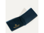 Bleu De Chauffe Pèze Portefeuille Italien Cuir Bleu Marin