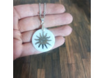 Pendentif Howlite soleil