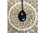 Pendentif onyx troué