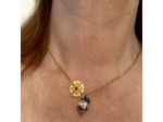 Collier ras de cou doré Oralya