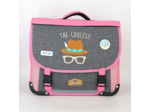 Pol Fox Cartable Reversible 38cm The Coolest Rose et Gris