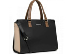 Lancaster Constance Sac Porté Main 437-04 Noir Nude Vison