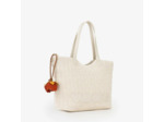 Valentino Courmayeur Sac Shopping Tissé Ecru