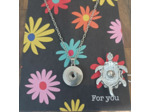 Pendentif avec bouton pression tortue