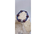 Bracelet sodalite et rubelite OLPA2206